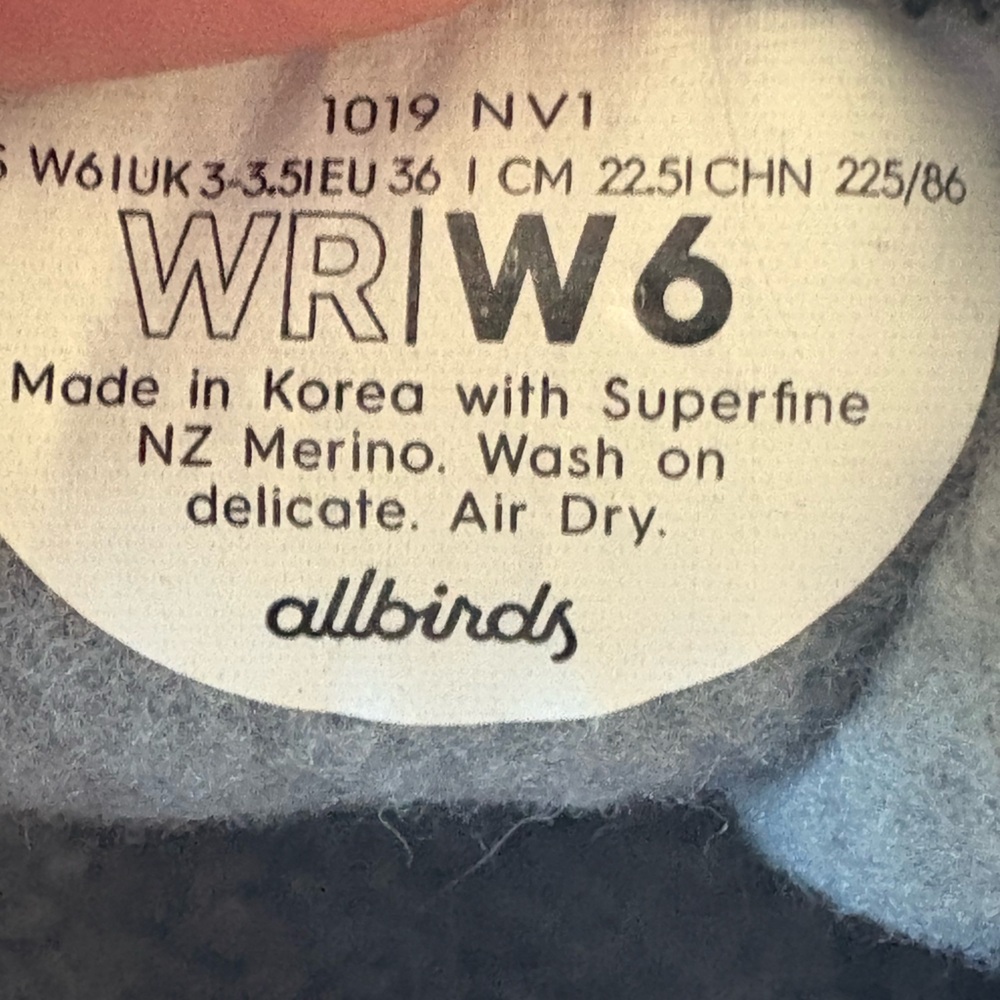 Allbirds Women's Athletic Shoes in Heathered Gray - Picture 5 of 5